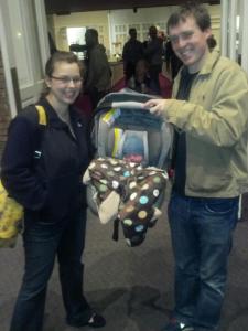 Jack starts his week with worship at the Table at Christ Presbyterian Church