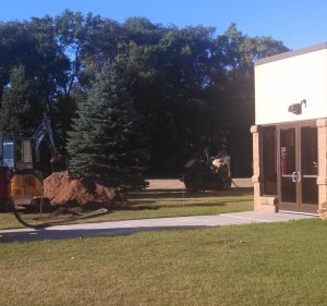 Horizontal Drill working at Resurrection