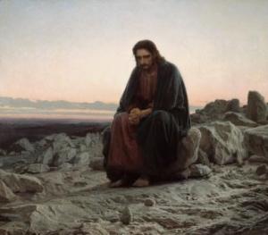 Christ in the Wilderness by Ivan Kramskoy